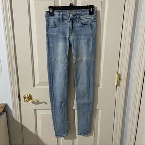 American Eagle Outfitters Sky Blue Skinny Jeans